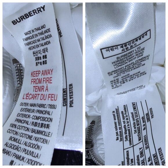 NEW Burberry Baby toiletry pouch w/COA NWT - Picture 7 of 10